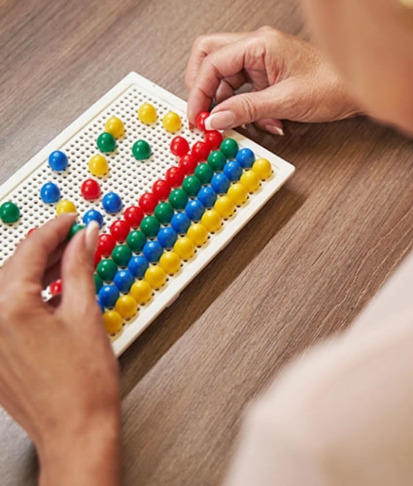 Memory color ball game board